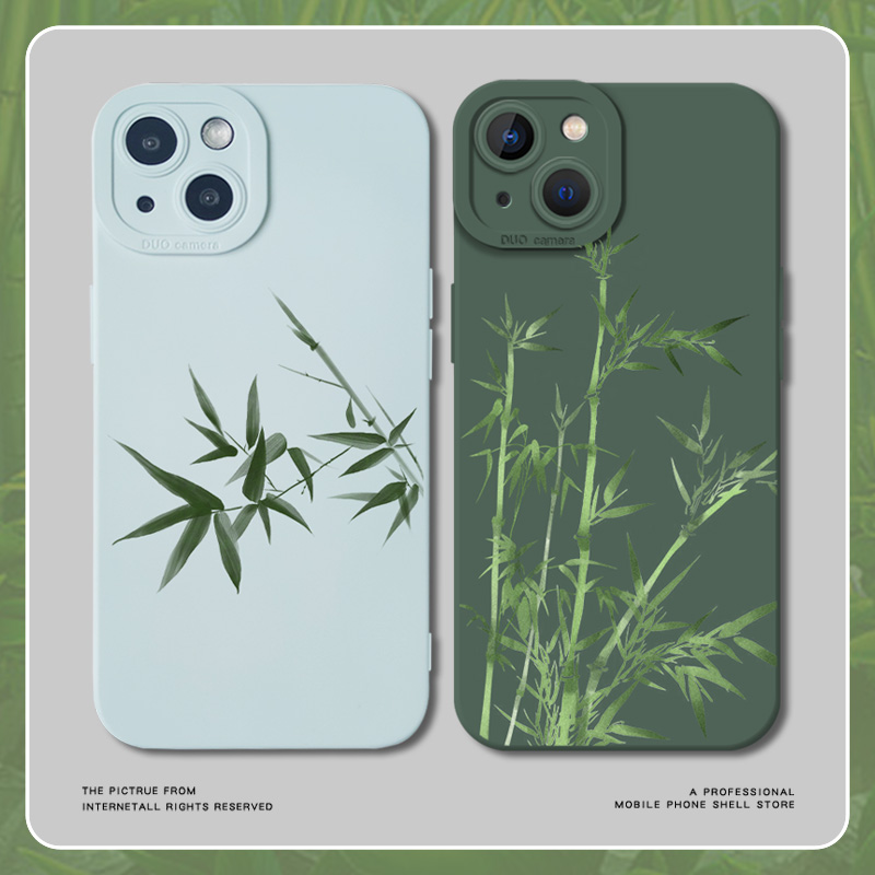 苹果17移动端壳竹叶款推荐|新中式古风设计+防摔硅胶、25年最值得入手的竹子架构?