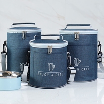 Lunch bag portable lunch box bag thermal preservation bag with lunch bag lunch box bag work and school bag