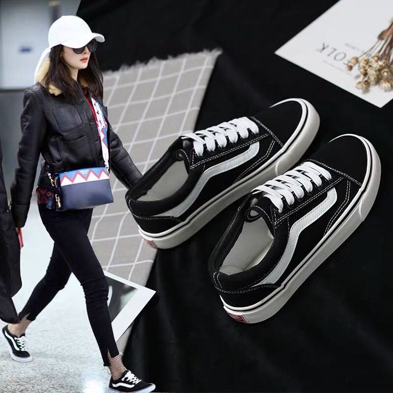 Yang Mi's Same Canvas Shoes for Women 2023 New Summer Couple Shoes Thick Sole Versatile Small Black Shoes Casual Sports Board Shoes