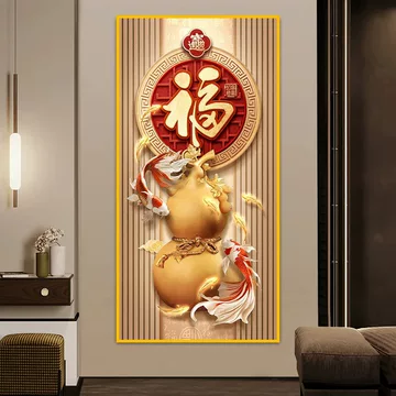 玄关画挂画锦鲤-玄关画挂画锦鲤促销价格、玄关画挂画锦鲤品牌- 淘宝