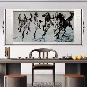 徐悲鸿八骏图挂画-徐悲鸿八骏图挂画促销价格、徐悲鸿八骏图挂画品牌- 淘宝