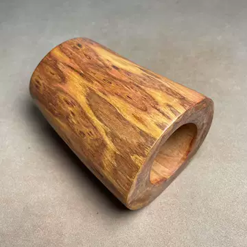 中国古玩 天然木 唐木瘤木 花梨 黄花梨 筆筒 古物 中国古玩 天然木