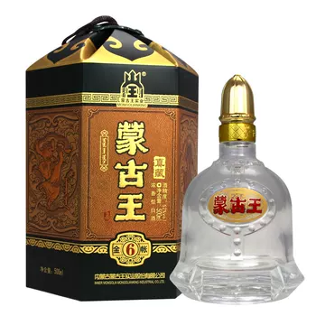 蒙古王モンゴリアンキング500ml 白酒　52度　新品未開封 蒙古王酒52度-蒙古王酒52度促销价格、蒙古王酒52度品牌- 淘宝
