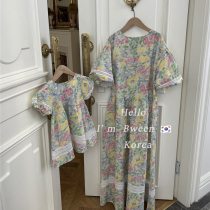 Special pro-sub-dress 2022 Summer Korea Trendy Lace Loose Mother Womens Clothing Fields Garden Wind Bubble Sleeveless Dress