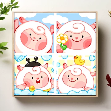 dongdong羊数字油画-dongdong羊数字油画促销价格、dongdong羊数字油画