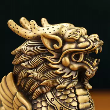 中国緣起物  麒麟置物  铜製民国唐物 吉祥麒麟-吉祥麒麟促销价格、吉祥麒麟品牌- 淘宝