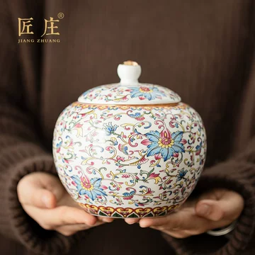 景德顉珐琅彩☆ ティーポット 珐琅彩陶瓷罐-珐琅彩陶瓷罐促销价格、珐琅彩陶瓷罐品牌- 淘宝