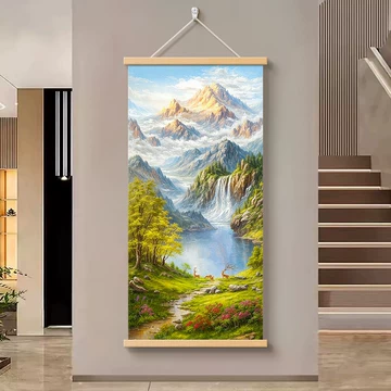山水画轴-山水画轴促销价格、山水画轴品牌- 淘宝