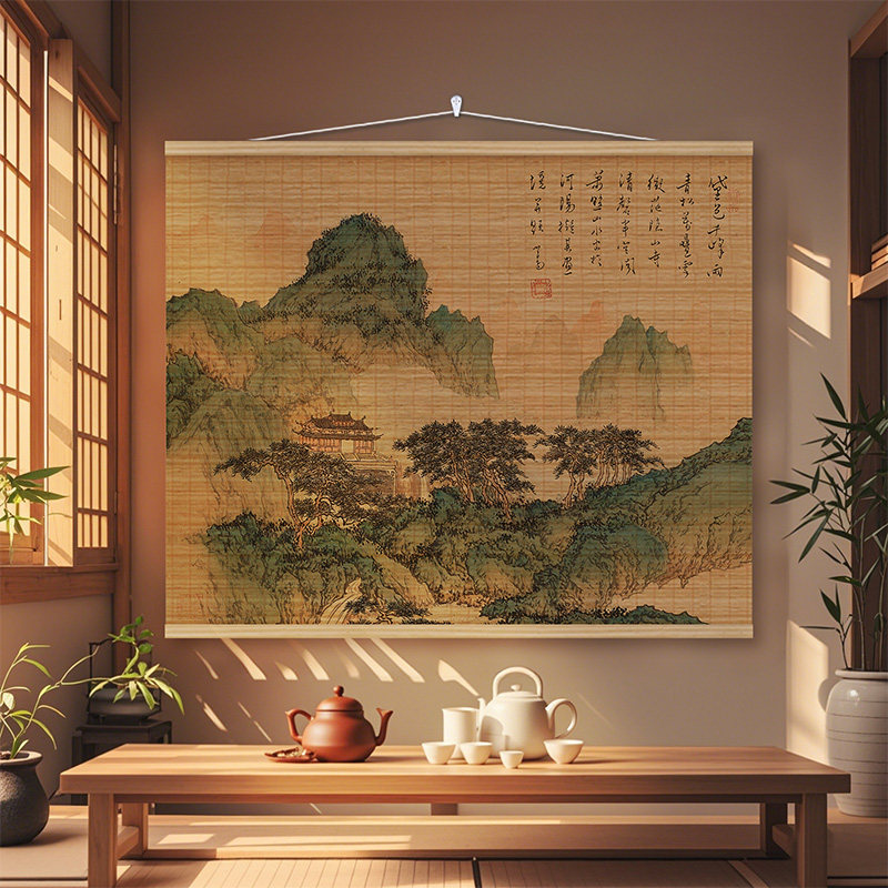 山水国画挂轴办公室-山水国画挂轴办公室促销价格、山水国画挂轴办公室