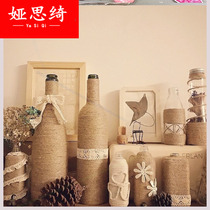 Cotton thread made by hand with hemp rope decorations Kindergarten Strapping material Webbing Vase lace preparation Photo wall