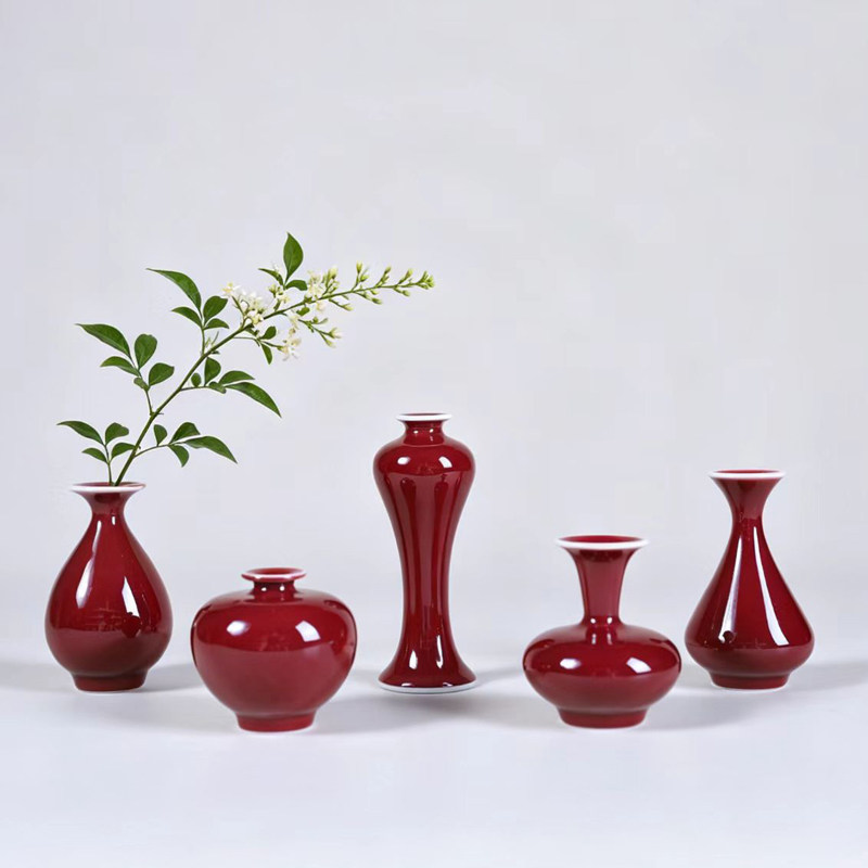 郎窑红釉陶瓷花瓶-郎窑红釉陶瓷花瓶促销价格、郎窑红釉陶瓷花瓶品牌- 淘宝