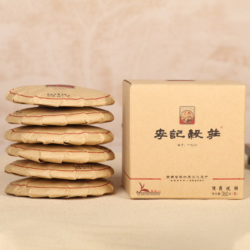 李記穀莊 :谷庄普餅茶 プーアル茶7枚(熟1、生6) 李記穀莊 :谷庄普餅茶 プーアル茶7枚(熟1、生6) 李記穀