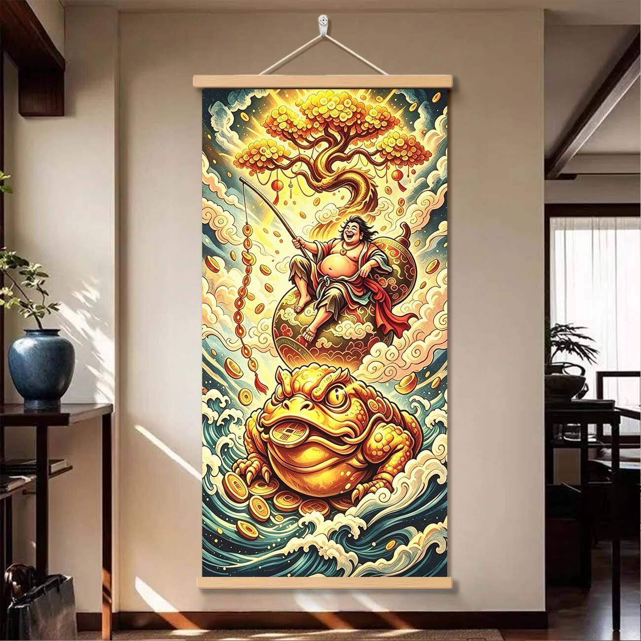 刘海戏金蟾装饰画-刘海戏金蟾装饰画促销价格、刘海戏金蟾装饰画品牌- 淘宝
