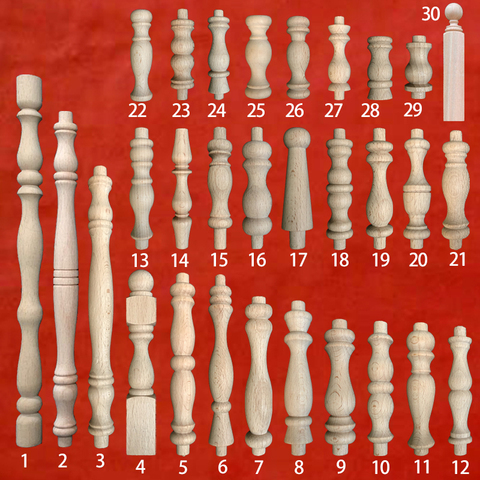 酒柜廊桥小柱子罗马柱栏杆围栏小葫芦法式欧式中式护拦柱东阳木雕