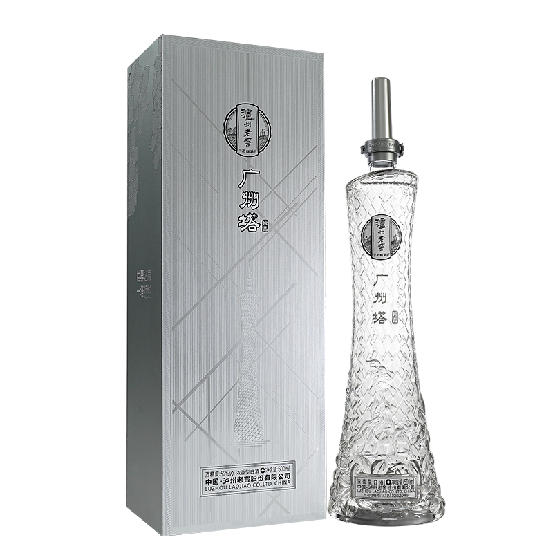 泸州老窖广州塔礼盒白酒，浓香型白酒52度的极致享受🎉🍷-酒水-淘宝好物网