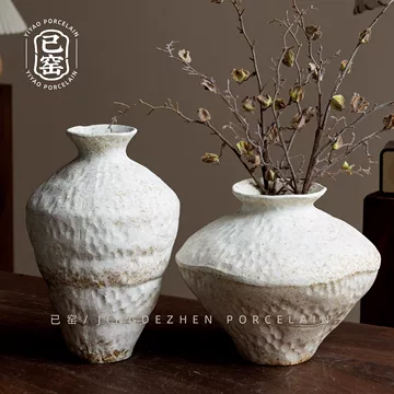 景德镇侘寂风陶瓷花瓶-景德镇侘寂风陶瓷花瓶促销价格、景德镇侘寂风