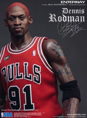 taobao agent Spot ENTERBAY EB NBA Bulls Rodman Luowen Biomoto