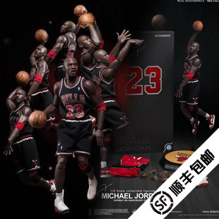 taobao agent Spot special special price Enterbay EB NBA 23 Black away version of Jordan Zhangzui Edition