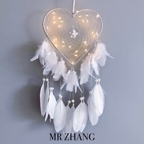 MR ZHANG original dream catcher lamp birthday gift girl indian feather pendant literary retro ins style