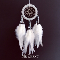 Dreamcatcher car hanging Crystal car hanging literary gift girl Indian dreamcatcher Hand made by Mr Zhang
