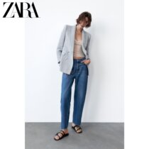 ZARA spring new womens dress temperament textured double-row buttoned casual suit jacket 2094142330