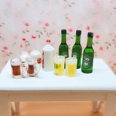 taobao agent OB11 wine bottle 12 points bjd molly can use camera props DIY simulation beer glass resin jewelry accessories