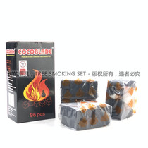 Arabian hookah cocoblade coconut carbon coconut shell carbon flame resistant ash less Box 96 shisha