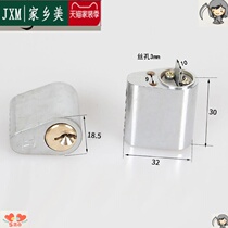 Large-plate fireproof door lock core tube well fire door channel door lock core universal copper core through unlock core superc level