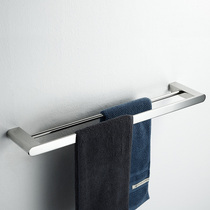 Export Germany Nordic 304 stainless steel towel rack towel rack double bar towel bar bathroom hardware pendant