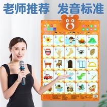 Baby sound wall chart childrens early education puzzle literacy number infant garden hair pinyin card wall stickers cognitive toys