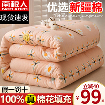  Antarctic quilt winter quilt thickened warm cotton Xinjiang quilt cotton quilt core dormitory spring and autumn four seasons universal