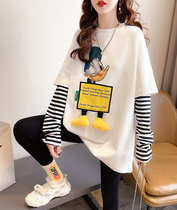 Pregnancy Woman Dress Spring Autumn Suit Long Sleeve Blouse 2022 New Spring Dress T-shirt Undershirt Casual Mid-Length two-piece set