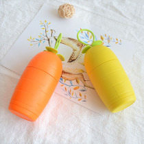 Summer new carrot USB charging electric fan students portable handheld small fan big wind fan