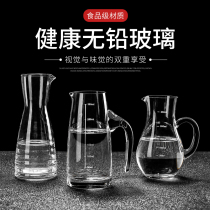 Wine splitter White wine household small wine glass decanter set Red wine jug with scale glass tie pot for hotel use