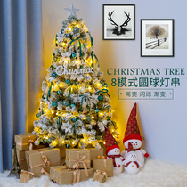 Forest Christmas tree package Net Red Window home furnishings large Christmas decorations gift scene layout