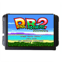 MD Sega game card 16-bit SEGA black cassette Dinosaur brothers 2 Chinese version classic development