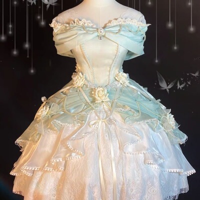 taobao agent Elegant short dress, Lolita style, tutu skirt