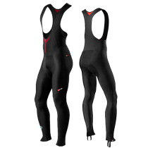 CNRIDE autumn and winter New thick fleece zero 0 degree soft shell strap riding pants Alpine winter suspenders