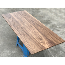 American black walnut countertop North American wood window sill Pure solid wood custom word partition board Boutique bar table top