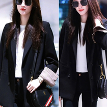 21 Autumn New He Sui star with loose thin Korean version of small suit jacket chic Hong Kong flavor casual Joker suit