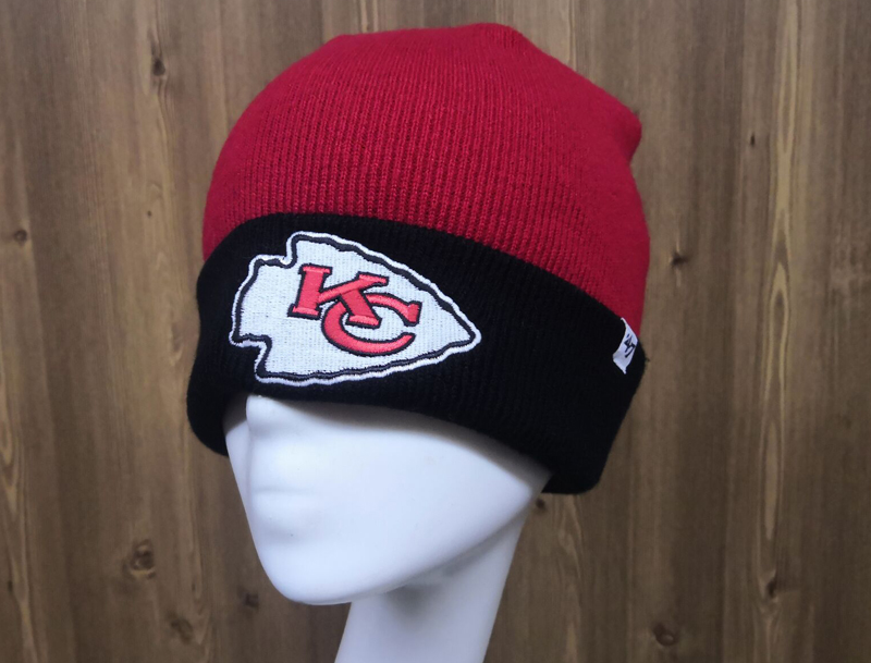 Single top American League Kansas City Chiefs embroidered wool warm hat Knitted cold hat 1228-13-2