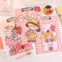 A4 document board clip paper student large exam book writing pad test paper data collection clip office stationery