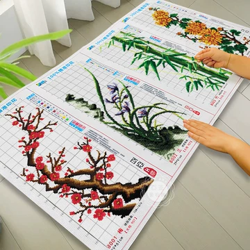 刺绣梅兰竹菊-刺绣梅兰竹菊促销价格、刺绣梅兰竹菊品牌- 淘宝