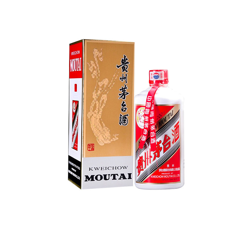 超希少！ 2001年 貴州茅台酒 天女ラベル 500ml 38% 864g 訳有り 貴州茅台