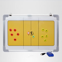 Magnetic volleyball tactical board trainer command magnetic erasing large pieces folding game training tactical book