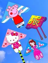 Girls kite children's special breeze easy to fly 2021 new style factory direct butterfly net red Chinese wind