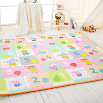 Taste-free whole piglet Peppa baby crawling mat padded home baby climbing mat cartoon mat picnic mat