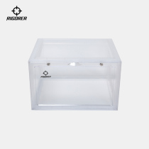 Quasi shoe box basketball shoe storage box black transparent sports sneakers casual shoes anti-oxidation shoes cabinet shoe rack shoe wall