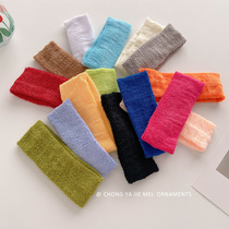 Sports hair band net red face wash mask with simple daily wear cool girl street Korean fashion headdress