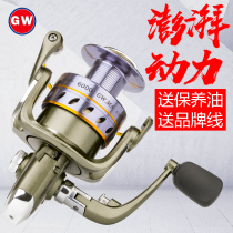 Guangwei fishing wheel fishing line wheel spinning wheel all metal head sea pole wheel rock pole wheel long-range throwing pole road subwheel fishing wheel